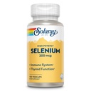 Solaray Selenium, alta potência, sistema imunológico saudável, função da tireóide e suporte antioxidante, 100 VegCaps