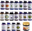 Hekma Center Suplementos Pacote para MS - 18 ervas medicinais & mel Sidr com geléia real - 100% natural, puro orgânico - Vegan - Suplementos para M.S.