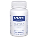 Pure Encapsulations Vitamina A - 3.000 mcg - do óleo de fígado de bacalhau - Imune & Vision Support* - Suplemento de palmitato de vitamina A - Não-GMO - 120 cápsulas de Softgel