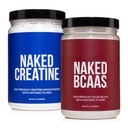 Nua pura creatina mono-hidrato 100 Servings + 100 Servings unflavored nu BCAAs Vegan Bundle
