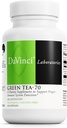 DaVinci Labs Green Tea-70 - Suplemento dietético para apoiar o sistema imunológico, saúde cardiovascular e saúde do colesterol - com extrato de chá verde - descafeinado - sem glúten -60 Cápsulas vegetarianas