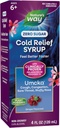 Forma da natureza frio alívio zero açúcar xarope, Umcka, homeopático, Encurta resfriados, garganta ferida, tosse, congestão, e nariz abafado, fenilefrina livre, sabor de uva, 4 Fl Oz (Packaging May Vary)