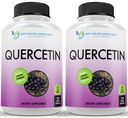 DOCTOR RECOMENDADO COMPLEMENTOS Quercetin 1000mg por serviço - Suplemento Vitamina, (Vegan   , Não-GMO) (120 Cápsulas Veggie, Embalagem de 2)