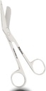 ProMaxCare 5.5 Inch Trauma Shears for Nurses - Lister Bandage Tesouras Veterinárias - Medical Shears for Nurses, Surgical & EMS Use (Prata)