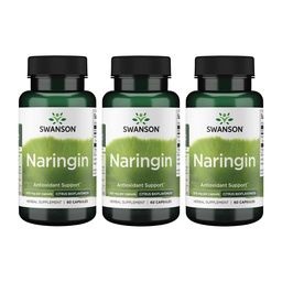 Swanson Naringin 500 Milligrams 60 Cápsulas (3 Embalagem)
