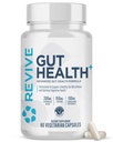 Revive MD Gut Health Supplements for Men & Women - Daily Gut Repair & Digestive Health Support Fórmula com tomilho, orégano e cardo - Vegan-Friendly, Gluten-Free - 60 Cápsulas vegetarianas