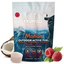 TruWild Motion Todos Natural pré-treino bebida em pó Mix para homens e mulheres com nenhuma Jitters ou acidente, Planta alimentar inteira Vegan baseado, Orgânico com eletrólitos + BioPerine, 20 Servings (coconut framboesa)
