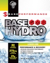 BASE Performance Hydro - Limão Limão 28 porções dentro de cada saco de milar eco-friendly. Mistura de dextrose, frutose, maltodextrina e eletrólitos essenciais.