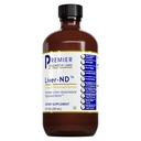Premier Research Labs Fígado-ND - Liver Cleanse, Extrato de Cardo de Leite, Drops Líquidos de Cardo de Leite, Suplemento de Tintura Fermentado com Probióticos, com Antioxidantes, Açafrão, 8 Fl Oz Garrafa