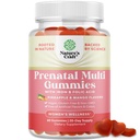 Vitaminas pré-natais Vegan para Mulheres - Vitaminas pré-natais Gummy para Mulheres com Ácido Fólico de Ferro e Mistura de Superfruit - Mastigable Vitaminas Gummy Formula (Mango de Pineapple) Tamanho do teste