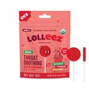 Lolleez Pirulitos Orgânicos para Crianças Alívio de Garganta Dolorido, Variety Pack Perfeito para Acalmar Uma Garganta Dolorida Enquanto Degustação Grande, Morango, Melancia e Mango Laranja, 28 Contagem