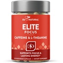 Pílulas de cafeína de Elite com L-Theanina – Suplementos de Energia Focada sem Jitter – Pilha Nootrópica Limpa e Natural para Desempenho Cognitivo Inteligente – 120 Cápsulas Macia