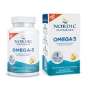 Naturals nórdicos Omega-3, sabor limão - 90 géis macios - 690 mg Omega-3 - óleo de peixe - EPA & DHA - suporte imunológico, saúde do cérebro e coração, bem-estar ideal - Não-GMO - 45 Servings