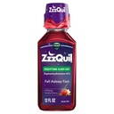 ZzzQuil, Nighttime Sleep Aid Liquid, 50 mg Difenidramina HCl, No.1 Sono Aid Brand, Queda Adormecida Rápido, Formando Não-Habit, Calming Vanilla Cherry, 12 FL OZ