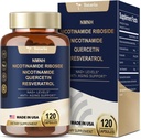 Totaria NMNH (Dihidronicotinamida Mononucleotídeo), NMNH Suplemento w/Niacinamida (Vitamina B3), Ultimate NAD+ Nível Booster com 500mg NMNH