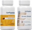 EyePromete Zeaxanthin Eye Vitamina e Screen Shield Teen Mastigable Eye Vitamina