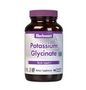 Bluebonnet Potássio Suplemento 99 mg Albion Glycinate Complex - Equilíbrio Electrolítico, Força Músculo & Recuperação Suporte Mineral para Mulheres e Homens* - Não-GMO, Vegan, Gluten-Free - 90 Cápsulas Vegetais