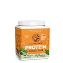 Clean Vegan Protein Powder Unflavored □ Fórmula Baseada em Proteína Orgânica em Pó com 5 Superalimento Mistura Sprouted & Fermented □ Não-GMO Baixo Carbo Soja Dairy & Gluten Free (Desflavored, 15 Servings)