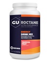 GU Energia Roctane Ultra Endurance Energia Drink Mix, Vegan, Gluten-Free, Kosher, 35mg de cafeína, e Dairy-Free n-the-Go Energia para qualquer treino, 3.44-Pound Jar, Frutas tropicais