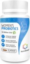 NutraBlast Probióticos Vaginais para Mulheres Digestivo, Equilíbrio Íntimo, UT & Saúde Vaginal - 50 bilhões UFC - 6 Strains, Prebióticos, Extrato de Amora & Manose D - Mulheres Probiótico (30 contagem)
