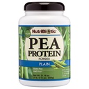 NutriBiotic Pea Protein Plain, 21 Oz baixo carboidrato Vegan proteína vegetal em pó 100% crescido e processado nos EUA , Delicioso cremoso & BCAA-Rich , feito sem produtos químicos, OGM e glúten , Keto Friendly