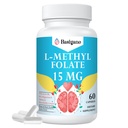 L Metilfolato 15mg (5-MTHF) - Ácido Fólico Ativo com B6 e B12 - Vegan, Sem Glúten, Sem Leite (1 pacote)