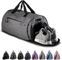 Bolsa Fitgriff® Gym para homens e mulheres com calçado e compartimento molhado - Bolsa de Duffle para viagens, esportes, fitness e treino