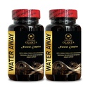 Water Away Suplemento - Saúde urinária, Retenção de Água, Diurético Natural para Expelir Água Fora, Sinta-se melhor e mais leve, Bloating Alívio - 2 Garrafa 120 Cápsulas