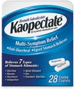 Kaopectate Multi-Symptom Anti-Diarreia & Perturbação Estômago Reliever, 28 Caplets, Branco