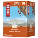 CLIF BAR - Manteiga de amendoim crocante - Feito com aveia orgânica - 11g de proteína - Não-GMO - Base vegetal - Barras de Energia - 2,4 onças (18 pacote)
