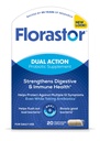 Florastor Probióticos para Saúde Digestiva e Imune, 20 Cápsulas, Probióticos para Mulheres e Homens, 1 Probiótico Mundial, Flush Out Bad Bacteria & Boost The Good with Our Strain Saccharomyces boulardii