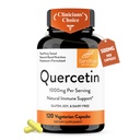 Cápsulas Vegetarianas de Sandhu Quercetin Suplementos 120 Contagem (Pacote de 1) Bioflavonoids para suporte imunológico e saúde respiratória, Apoio à alergia sazonal