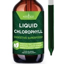 NEW AGE Clorophyll Liquid Drops - Concentrado Natural - Fortalecedor de Energia, Digestão e Sistema Imune Suporta, Desodorante Interno, Função Fígado - (2 Fl Oz (Pacote de 1))