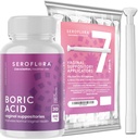 Supositórios vaginais de ácido bórico para mulheres com aplicadores supositórios - Comprimidos ácido bórico Suporte Controle vaginal de Odor - 30 Supositórios 7 Aplicadores