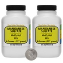 Sulfato de manganês [MnSO4(H2O)] 99% Pó AR de Grau 1 Lb em Duas Garrafas de Salva-Espaço