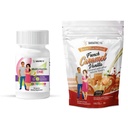 BariatricPal Duodenal Switch Complete 30-Day Fornecimento Pacote Vitamina (Cassula livre de ferro Citrato de cálcio mastiga suave com Probióticos - Baunilha de Caramelo Francês)