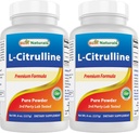 Best Naturals L-Citrulina pó 8 OZ (8 OZ (Pacote de 2))