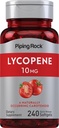 Licopeno de rocha de tubagem 10mg . 240 Softgels . Não-GMO, Suplemento sem glúten