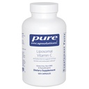 Encapsulamentos puros Vitamina C lipossomal - Suplemento de suporte imunológico* - Nutrição antioxidante - Vitamina diária - Não-GMO & Glúten Grátis - 120 Cápsulas