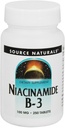 Fonte Naturals Niacinamida B-3 100mg Suporte Metabólico - 250 comprimidos