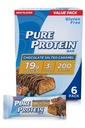Barras de proteína pura, alta proteína, lanches nutritivos para apoiar a energia, baixo açúcar, sem glúten, chocolate salgado Caramel, 1,76 onças, 4 embalagem