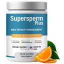 Suplemento de fertilidade masculina com L-Carnitina e L-Arginina, fórmula de fertilidade pré-concepcional para contagem ideal e produção de volume saudável, 1 Mês de Fornecimento (60 doses) em Pó.