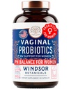 Probióticos vaginais para as mulheres - 19Bil CFU,15-Strain Lactobacillus Probiótico para o equilíbrio PH, Suporte ao trato urinário, Odor & Levedura Saúde - Complexo de equilíbrio para as mulheres BV Suplementos de suporte - 30 Caps Vegan