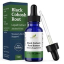 Raiz de Cohosh Negra – Suporta alívio menstrual, alívio da menopausa, pressão sanguínea saudável, circulação – extrato líquido livre de álcool, 1 oz - ciência de ervas