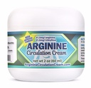Creme de circulação de arginina 2 oz - mentol, L Arginina & L Loção de citrulina - Suporta Perna saudável & fluxo de sangue corporal - Produtos de toda a família