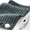 Almofada de aquecimento para dor nas costas e Cãibras de período, FSA HSA Elegível, 12 "x 24" Grande almofada de aquecimento elétrico para cãibras, dores musculares, artrite, ombro, 2H Auto Shut Off, máquina lavável, umidade e seco