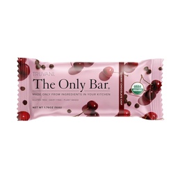 Truvani planta baseado snack bars  , Cherry Chocolate Chip 1 Pacote , 5g de proteína , USDA orgânico e Vegan , , O único bar , Laticínios, Soja e Glúten grátis , Individualmente embrulhado