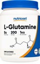 Nutricost L-Glutamina pó 1 KG - sem sabor, não-GMO, sem glúten