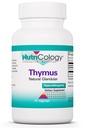 Nutriologia Thymus Supplement - Thymus Tissue, Glandular Extract, 1000mg Raw Thymus Glandular, Ovine, Liofilizado, Hipoalergênico - 75 Contagem