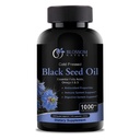 Cápsulas de óleo de semente preta 1000mg - Premium Black Cumin Seed Oil Cápsulas - Black Seed Oil Comprimidos Líquidos - Virgin Cold Pressed Nigella Sativa Oil Pills - Blackseed Oil - 120 Cap (2 Mês de Fornecimento)